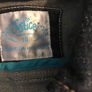 Justice Jackets & Coats - 🆕Justice Embellished Denim Bolero Jacket Sz 10 Justice Jackets & Coats - 🆕Justice Embellished Denim Bolero Jacket Sz 10